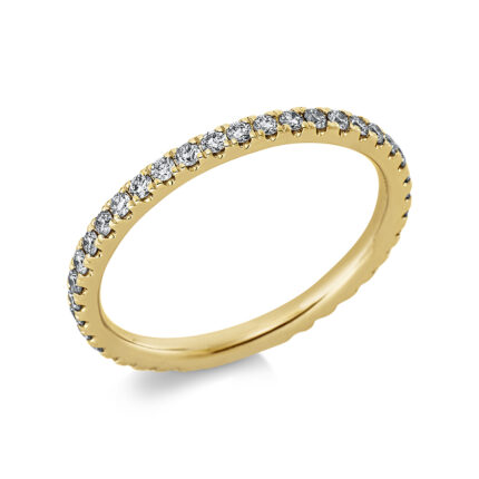 Memoire Gelbgold 18kt 0,47 Diamantringe mit 39 Diamanten - 1CH20