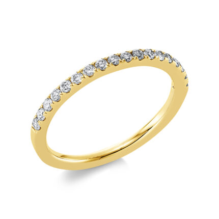 Memoire Gelbgold 18kt 0,28 Diamantringe mit 18 Diamanten - 1EA60