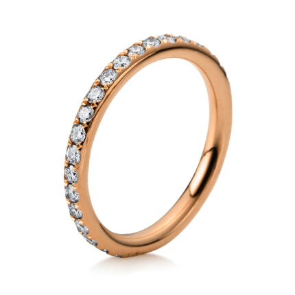 Memoire Rosegold 18kt 0,62 Diamantringe mit 31 Diamanten - 1B826