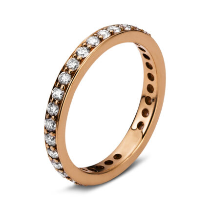 Memoire Rosegold 18kt 0,51 Diamantringe mit 39 Diamanten - 1B893