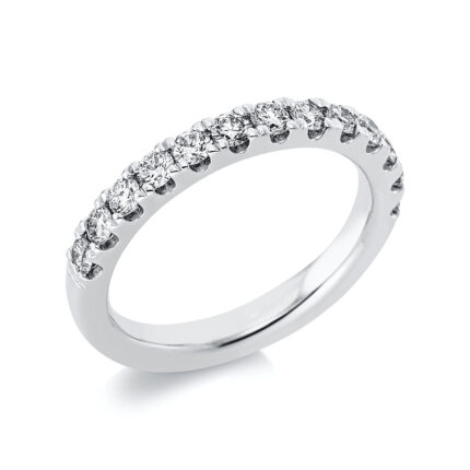Memoire Platin 95kt 0,77 Diamantringe mit 13 Diamanten - 1CH12