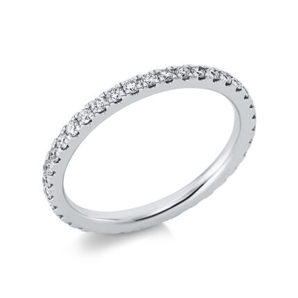 Memoire Platin 95kt 0,61 Diamantringe mit 38 Diamanten - 1CH21