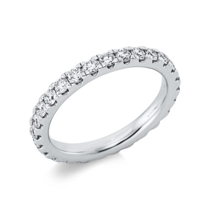 Memoire Platin 95kt 1,29 Diamantringe mit 28 Diamanten - 1CH27