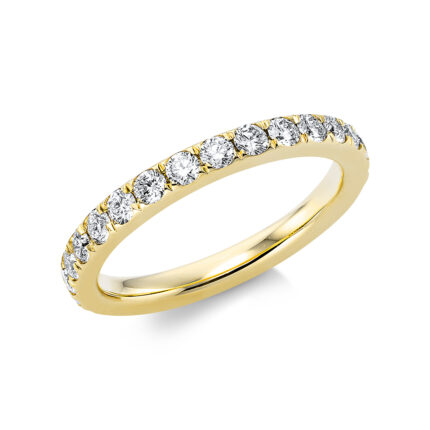 Memoire Gelbgold 18kt 1,06 Diamantringe mit 27 Diamanten - 1CM07