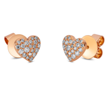 Ohrstecker Rosegold 18kt 0,24 Diamantschmuck mit 44 Diamanten - 2M831