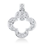 Anhänger Weißgold 18kt 0,42 Diamantschmuck mit 21 Diamanten - 3D756