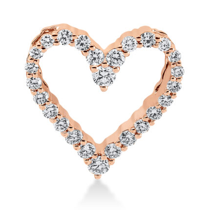 Anhänger Rosegold 18kt 0,31 Diamantschmuck mit 26 Diamanten - 3F309