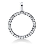 Anhänger Weißgold 18kt 0,16 Diamantschmuck mit 32 Diamanten - 3F360