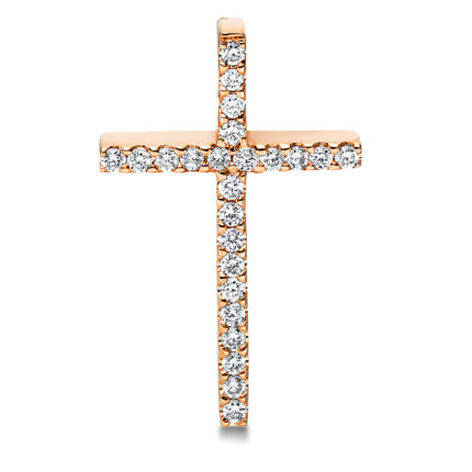 Anhänger Rosegold 18kt 0,07 Diamantschmuck mit 24 Diamanten - 3F363