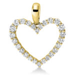 Anhänger Gelbgold 18kt 0,31 Diamantschmuck mit 26 Diamanten - 3F890