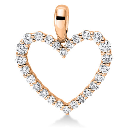 Anhänger Rosegold 18kt 0,31 Diamantschmuck mit 26 Diamanten - 3F890