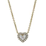 Collier Gelbgold 18kt 0,26 Diamantschmuck mit 22 Diamanten - 4C945