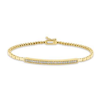 Armband Gelbgold 18kt 0,36 Diamantschmuck mit 23 Diamanten - 5C974