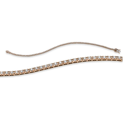 Armband Rosegold 18kt 0,75 Diamantschmuck mit 77 Diamanten - 5D200