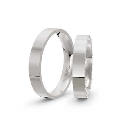 Trauringe Weissgold / 585 Gold | Modell Z°1029