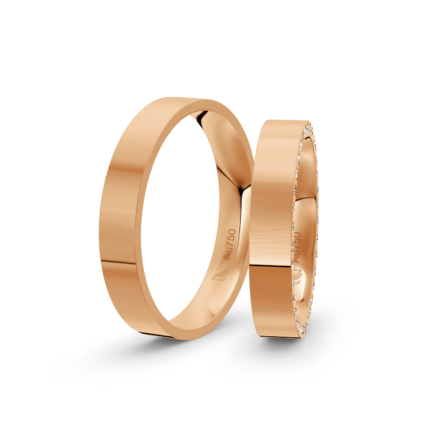 Trauringe Rosegold / 750 Gold | Modell Z°1029