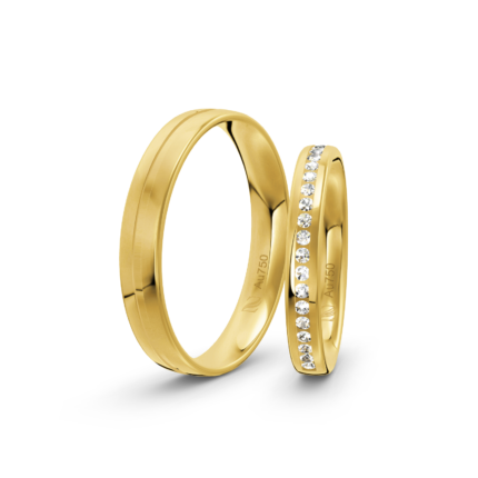 Trauringe Gelbgold / 750 Gold | Modell Z°1009