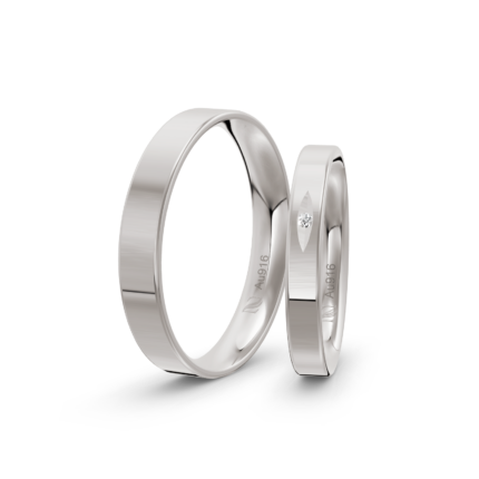 Trauringe Weissgold / 916 Gold | Modell Z°1025