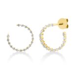 Ohrschmuck Gelbgold 18kt 0,40 Diamantschmuck mit 36 Diamanten - 2S493