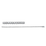 Armband Weißgold 18kt 2,00 Diamantschmuck mit 91 Diamanten - 5D249