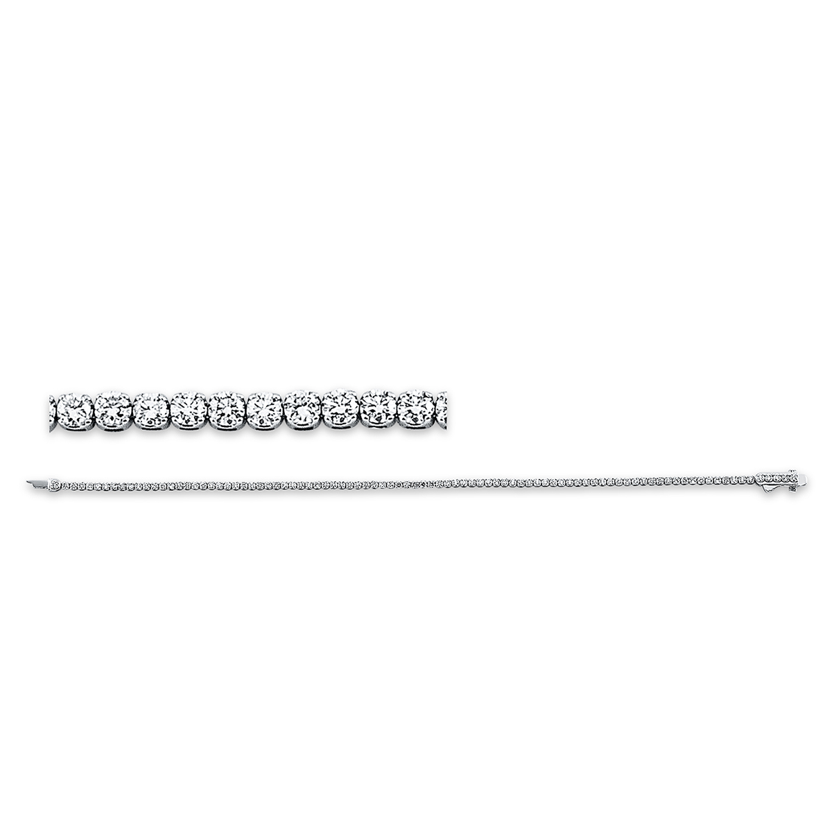 5D249W Armband Weißgold 18kt 2,00 Diamantschmuck mit 91 Diamanten - 5D249 – Bild 1