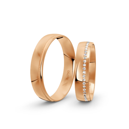 Trauringe Rosegold / 750 Gold | Modell Z°2002