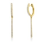 Ohrschmuck Gelbgold 18kt 0,28 Diamantschmuck mit 54 Diamanten - 2S821