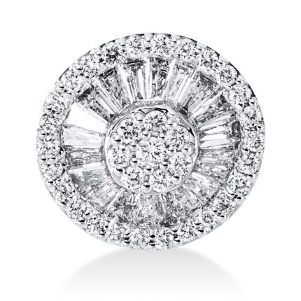 Anhänger Weißgold 18kt 0,69 Diamantschmuck mit 54 Diamanten - 3G827