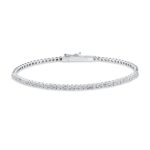 Armreif Weißgold 18kt 1,27 Diamantschmuck mit 37 Diamanten - 6B136