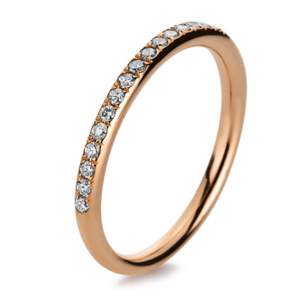 Memoire Rosegold 18kt 0,21 Diamantringe mit 21 Diamanten - 1B818