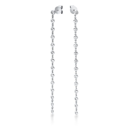 Ohrschmuck Weißgold 18kt 0,69 Diamantschmuck mit 28 Diamanten - 2M930