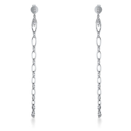 Ohrschmuck Weißgold 18kt 0,46 Diamantschmuck mit 66 Diamanten - 2O866