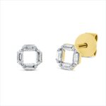 Ohrstecker Gelbgold 18kt 0,12 Diamantschmuck mit 8 Diamanten - 2U197