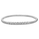 Armband Weißgold 18kt 0,46 Diamantschmuck mit 9 Diamanten - 5A021