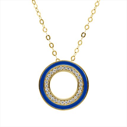 Collier Rosegold 18kt 0,15 Diamantschmuck mit 30 Diamanten - 4O054