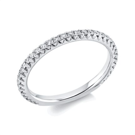 Memoire Weißgold 18kt 0,30 Diamantringe mit 34 Diamanten - 1HJ09