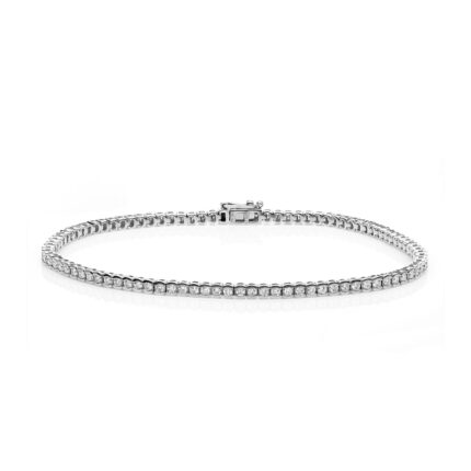 Armband Weißgold 18kt 1,26 Diamantschmuck mit 94 Diamanten - 5A598