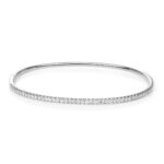 Armreif Weißgold 18kt 0,76 Diamantschmuck mit 43 Diamanten - 6A139