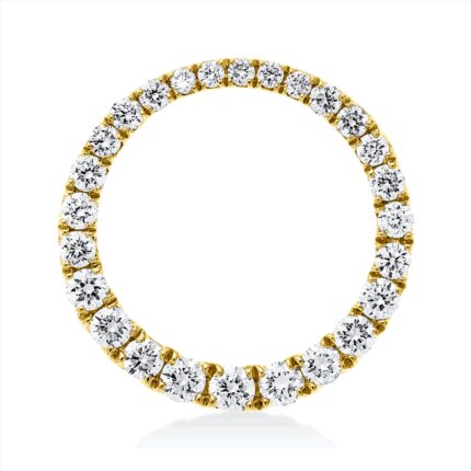 Anhänger Gelbgold 18kt 0,34 Diamantschmuck mit 26 Diamanten - 3D102