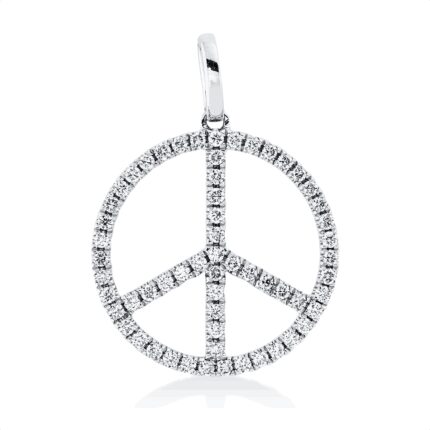 Anhänger Weißgold 18kt 0,32 Diamantschmuck mit 60 Diamanten - 3I050