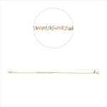 Armband Gelbgold 18kt 0,45 Diamantschmuck mit 17 Diamanten - 5F824