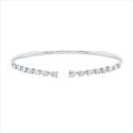Armreif Weißgold 18kt 1,14 Diamantschmuck mit 16 Diamanten - 6B303