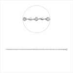 Armband Weißgold 18kt 0,18 Diamantschmuck mit 24 Diamanten - 5F726