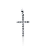 Anhänger Weißgold 18kt 0,10 Diamantschmuck mit 18 Diamanten - 3D105
