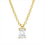 Collier 4er-Krappe Gelbgold 18kt 0,16 Diamantschmuck mit 1 Diamanten - 4P120