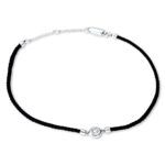 Armband Weißgold 18kt 0,09 Diamantschmuck mit 1 Diamanten - 5D078