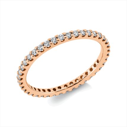Memoire Rosegold 18kt 0,50 Diamantringe mit 40 Diamanten - 1GO87