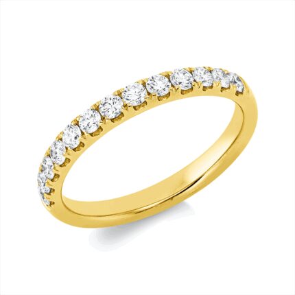Memoire Gelbgold 18kt 0,46 Diamantringe mit 13 Diamanten - 1IK90
