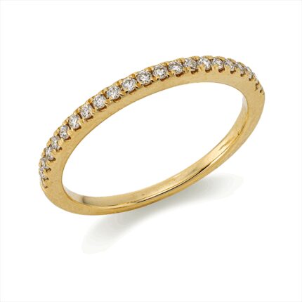 Memoire Gelbgold 18kt 0,18 Diamantringe mit 22 Diamanten - 1IN24