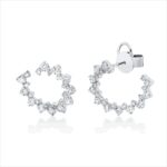 Ohrstecker Weißgold 18kt 0,91 Diamantschmuck mit 46 Diamanten - 2T858